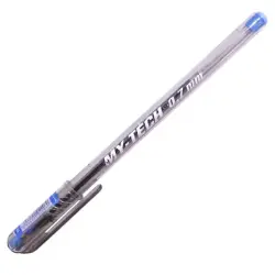 Pensan My-Tech 0.7 BK-00046969 | Шариковая ручка синяя, тонкое письмо