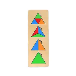 BK BK-00081567 | Деревянная головоломка Треугольник-1 29,5x10 см