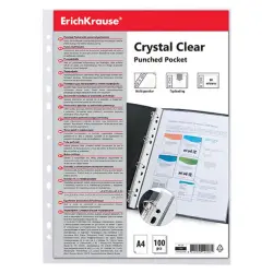 ErichKrause BK-00043515 | Файл перфорированный A4 глянцевый прозрачный 60 мкм