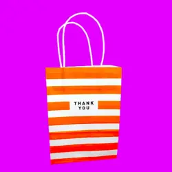 BK BK-00084420 | Paper Bag 17x8x23 cm Orange