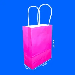 Zalivka Rozovaya BK-00084430 | Paper Bag 17x8x23 cm Pink