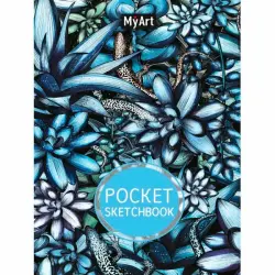 MyArt BK-00101205 | Pocket Sketchbook Lizard Motif