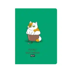 MyArt BK-00085737 | Карманный скетчбук Кот Компактный формат