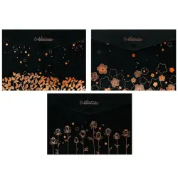JL-D0051 BK-00101126 | Папка на кнопке A4 Прочный полипропилен