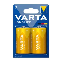 Varta 00-00002722 | Батарейка D Longlife Extra 2 шт.