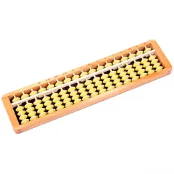 Абакус BK-00101292 | Счёты 13 рядов деревянные 23x6 см