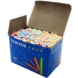 Ecolier BK-00050067 | Мел цветной упаковка 100 шт