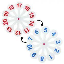 Lucky bull BK-00016497 | Number Fan Durable Plastic