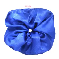 Scrunchie BK-00071575 | Резинка для волос шелк синий малый