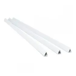 Китай BK-00100235 | Профиль 10 мм белый ПВХ