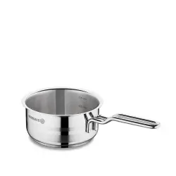KORKMAZ A2046 | Saucepan 14x7 cm Stainless Steel