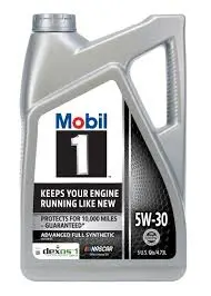 Моторное масло Mobil 1 Advanced Full Synthetic 5W-30 4,73 л, производство США