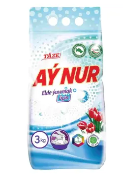 Стиральный порошок для ручной стирки "Aýnur" 3 кг
