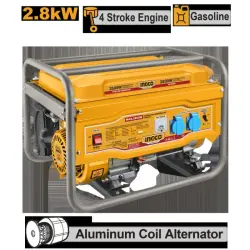 Бензиновый генератор Ingco GE30005 2.8кВт