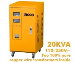 Автоматический регулятор напряжения Ingco VS2003 110-250В 20кВА