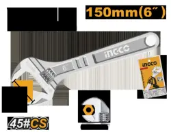 Разводной ключ Ingco 150мм (Модель HADW131062)