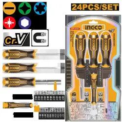 Набор отвертка и 24 головки Ingco HKSDB02482