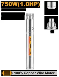 Винтовой насос Ingco SWP7501 3 дюйма 33 л/мин