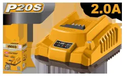 Ingco FCLI2001 Fast Intelligent 20V Charger for Professional Use
