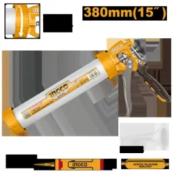 Пистолет для герметика Ingco HCG0115 15r алюминиевый