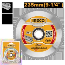 Ingco TCT Saw Blade 235mm 100T for Precision Industrial Cutting
