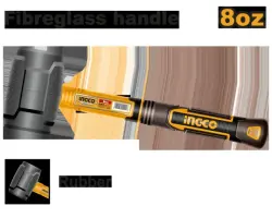 Ingco HRUH8808 Rubber Mallet 8oz 220g – Reliable Tool for Professional Use
