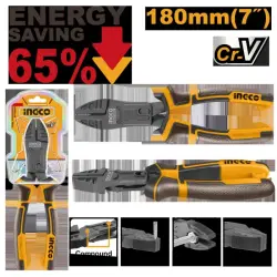 Плоскогубцы Ingco HCCP58180 комбинированные усиленные 180мм (65%)