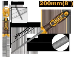 Ingco HSRF088 Круглый стальной напильник 200 мм для профессионалов