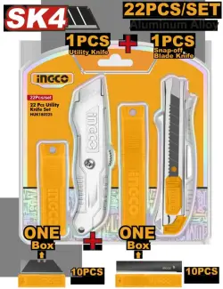 Ingco 22-Piece Utility Knife Set HUK180225
