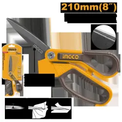 Ножницы Ingco 8" HSCRS812108 – 210 мм, эргономичные, прочные