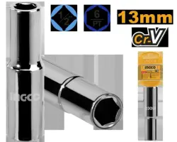 Головка торцевая шестигранная Ingco 1/2" 13мм (Модель: HHAST12133L)
