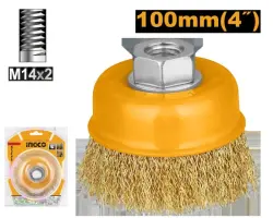 Промышленная щетка-крацевка с гайкой Ingco WB11001