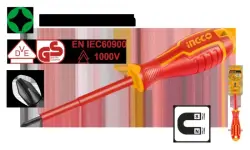 Отвертка диэлектрическая Ingco HISD81PH2100
