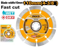 INGCO Dry Diamond Disc 110*22.2mm DMD011102 for Precision Cutting