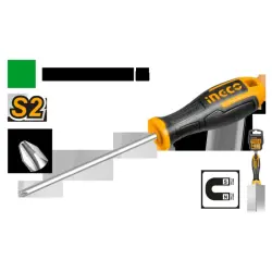 Отвертка крестовая Ingco 5.0мм x 100мм HS68PH1100
