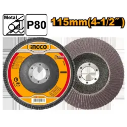Лепестковый шлифовальный диск Ingco FD1153 115мм x 22мм