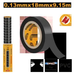 ПВХ изоляционная лента Ingco 9,15м x 0,13мм HPET1103