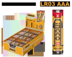 Щелочная батарейка Ingco 1,5В LR03, модель HAB3A01