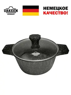 Uakeen VK-828 | Кастрюля с гранитным покрытием 28см 6,4л