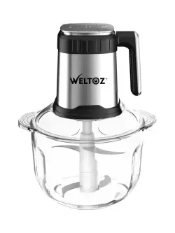WELTOZ WZ-1002 | Food Chopper Glass Bowl 5.0L 1200W