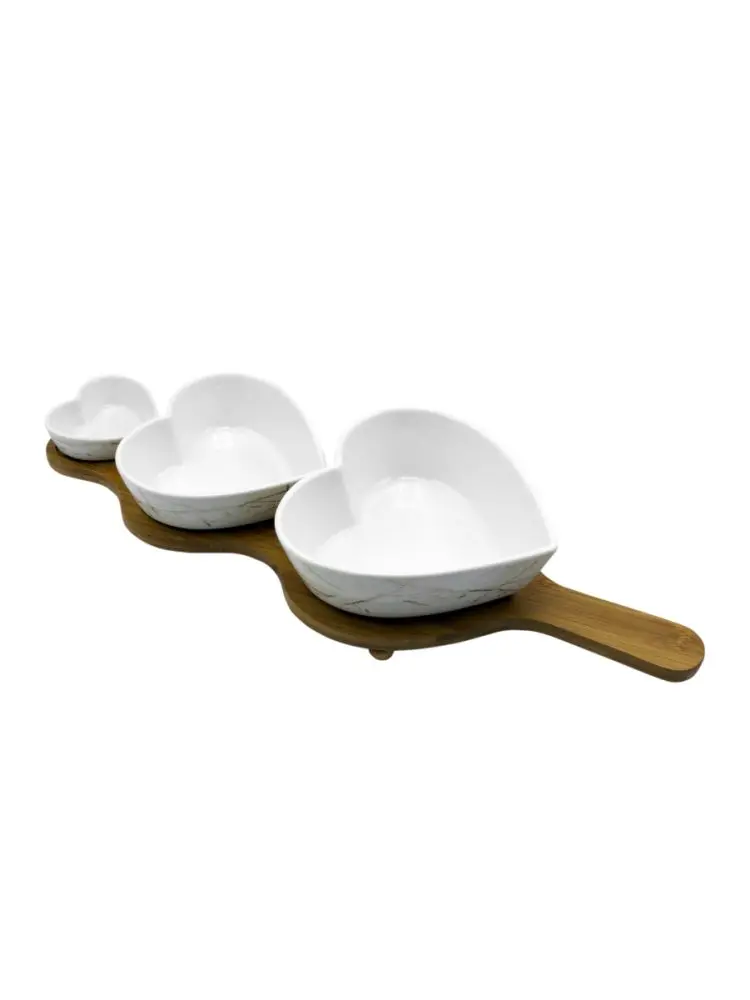 JD JD7477 | Dish Set 3 pcs with Bamboo Base