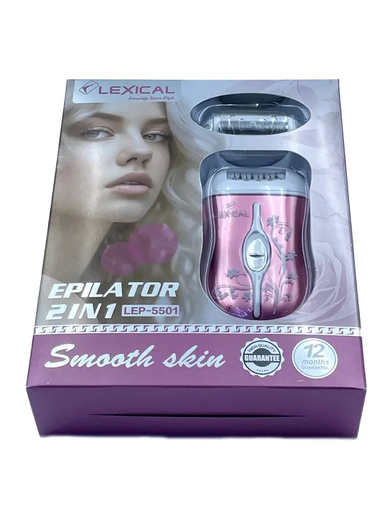 Lexical LEP-5501 | 2-in-1 Epilator Set Dual Function
