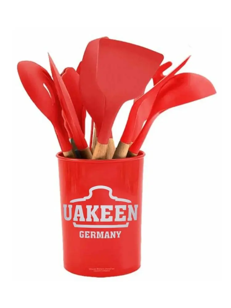 UAKEEN VK-17 | Silicone Kitchen Utensil Set 12-in-1