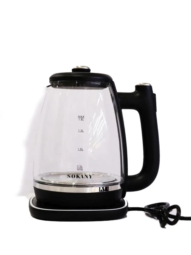 SOKANY SK-09034 | Electric Kettle Glass 1.8L 1800W