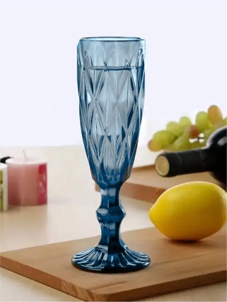 KB KB-150BN | Champagne Glass Set Blue 165 ml