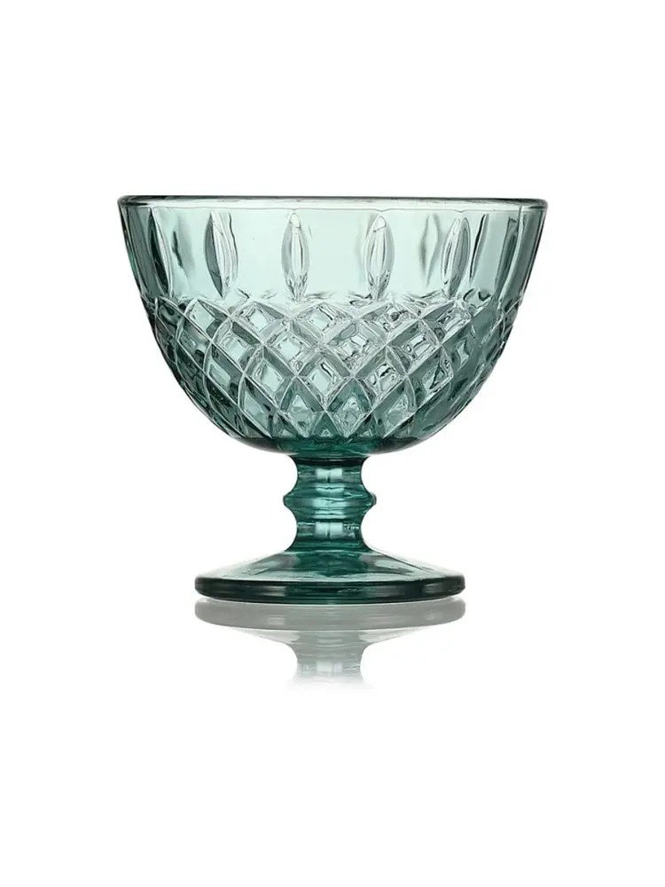 DELISOGA DSKB-153BH | Dessert Bowl Grey Glass 11 cm
