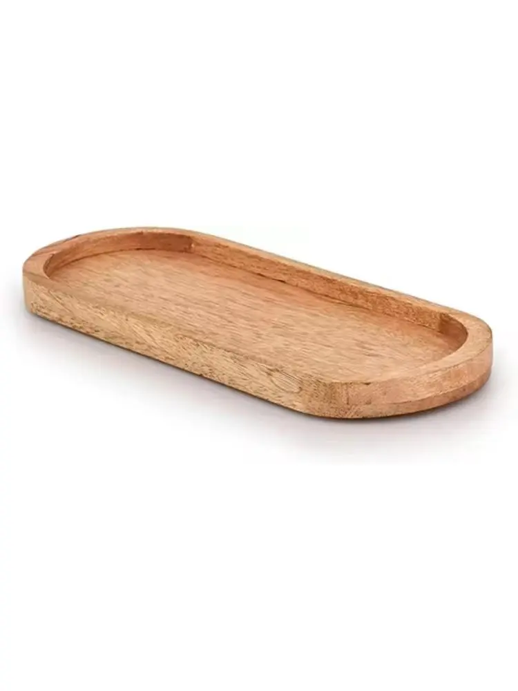 MAR MAR-1155 | Wooden Serving Tray Oval 55x16 cm