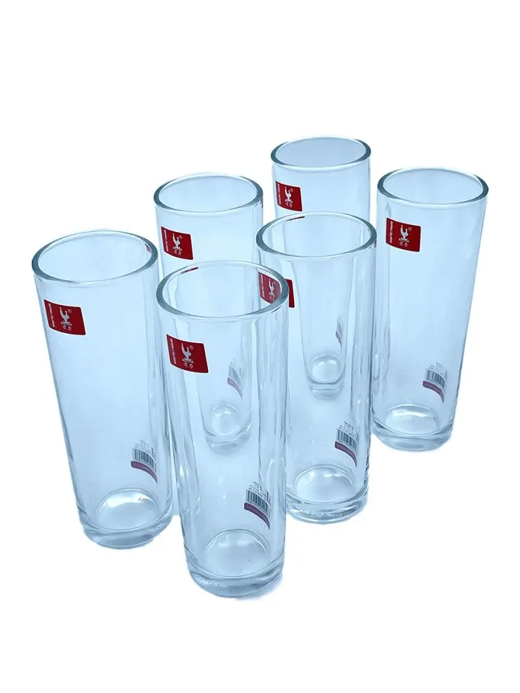 60164W | High Glass Set 6 pcs Transparent Round