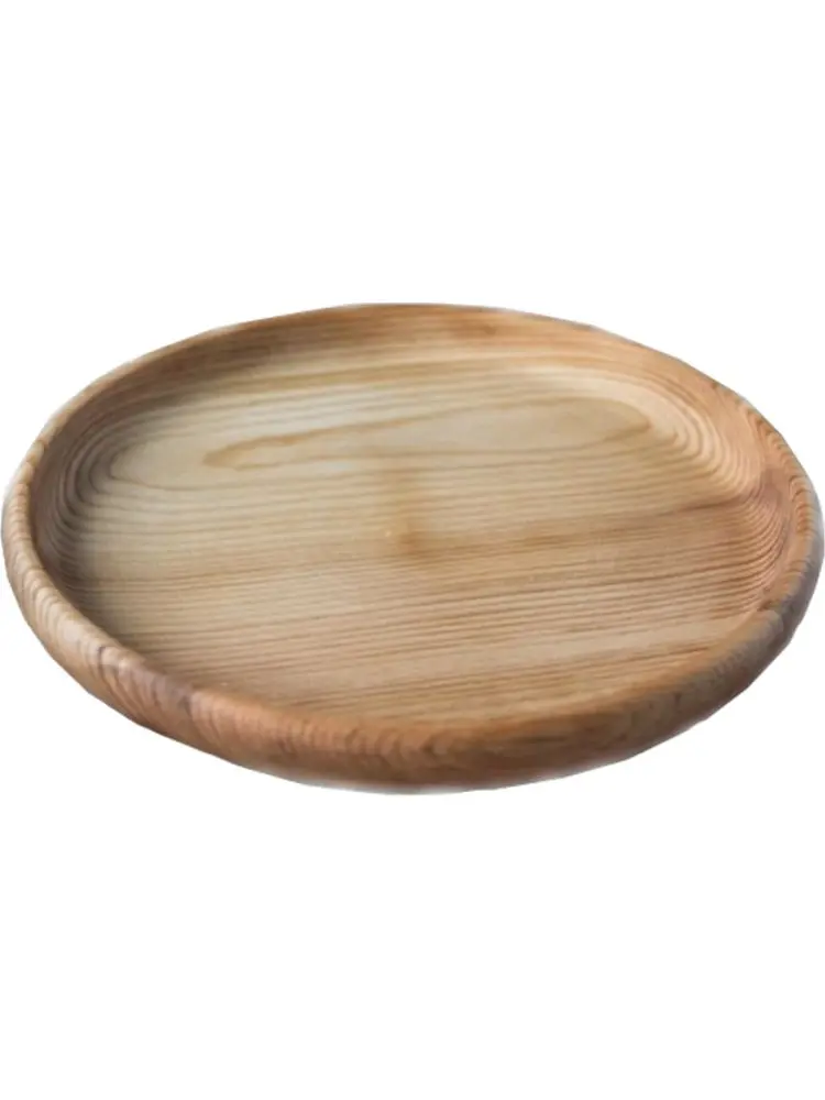 MAR MAR-1158 | Round Wooden Tray 25x25 cm