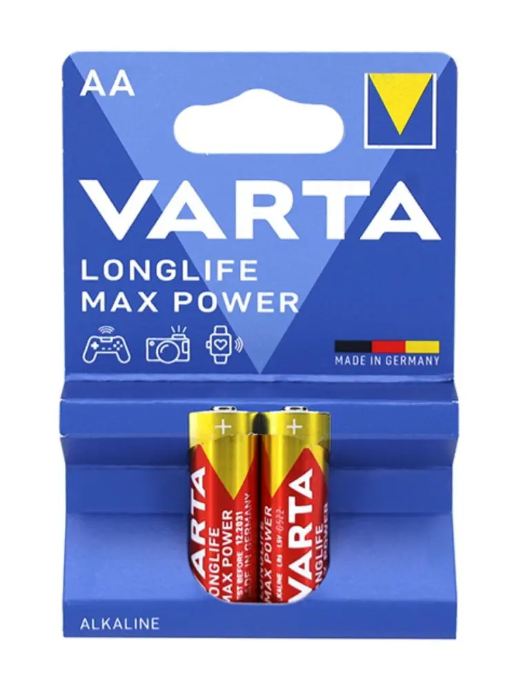 VARTA 4764 | AA Battery LONGLIFE MAX-POWER Pack of 2
